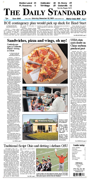 The Daily Standard 2025-11-15