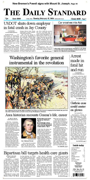 The Daily Standard 2026-02-17